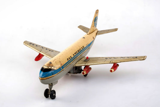 PAN AM AIRPLANE TIN TOY PLANE