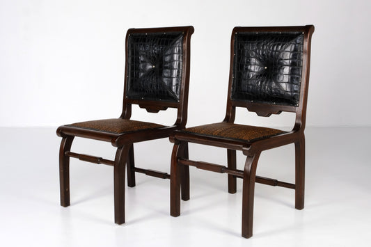 PRIZMIC & BRILL ARMLESS CHAIRS