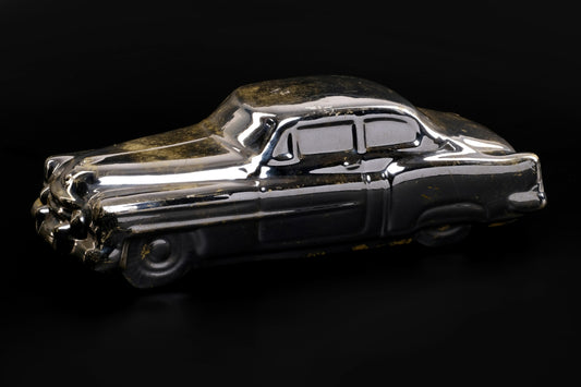 PORCELAIN COIN BANK CAR