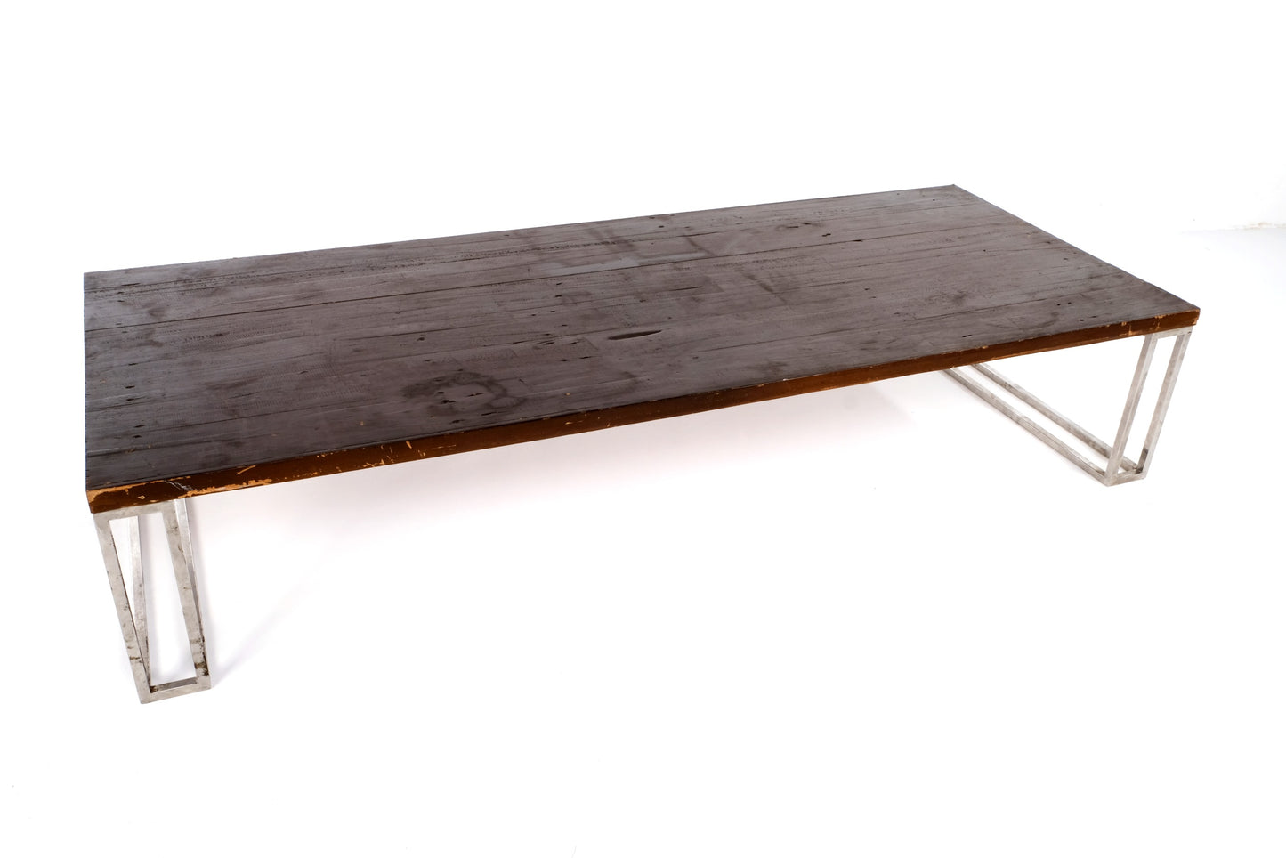 INDUSTRIAL STEEL LOW COFFEE TABLE