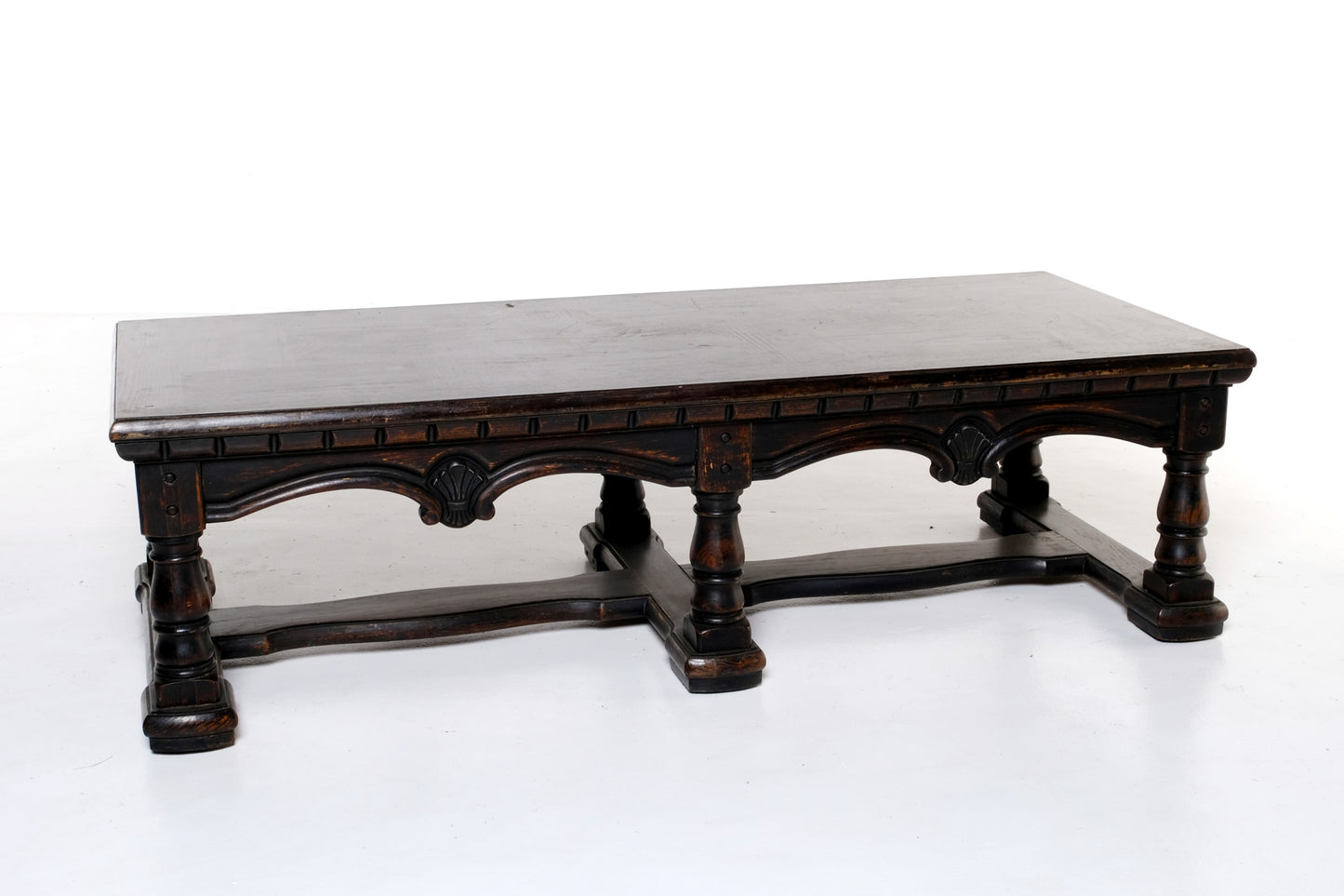 ANTIQUE WOODEN LOW COFFEE TABLE