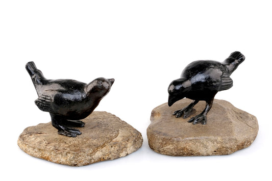 “PAIR OF TWO CATBIRDS”