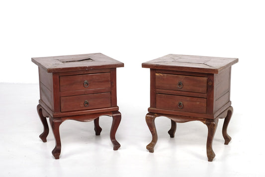 FRENCH ANTIQUE END / SIDE DRAWERS