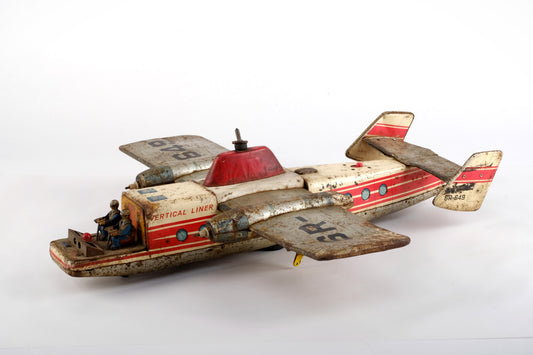 VERTICAL LINER TIN PLANE, HELICOPTER WING SPAN SR-649