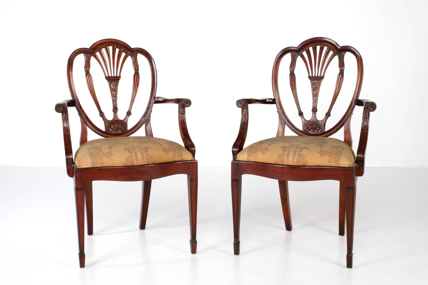 ANTIQUE HEPPLEWHITE ARMCHAIRS