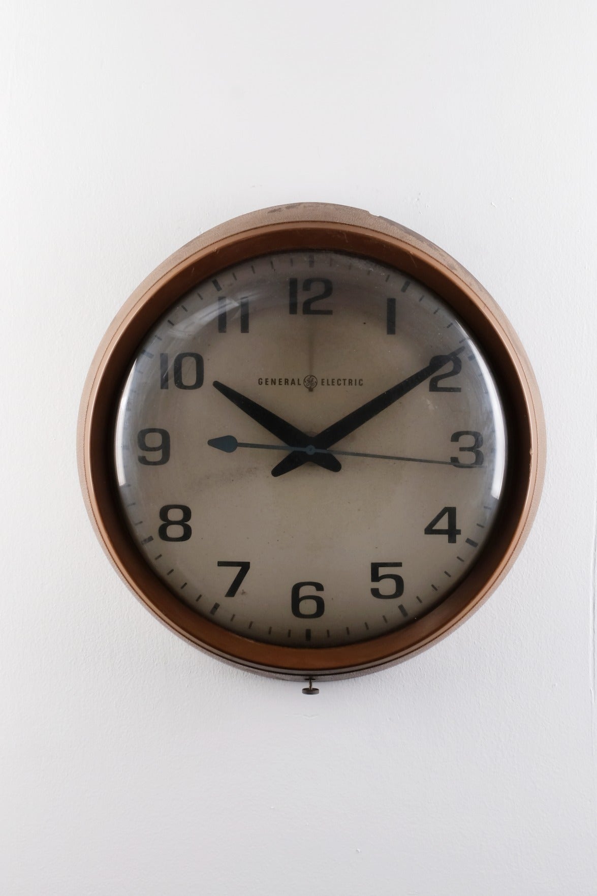 G.E Electric Industrial Art Deco Round Clock