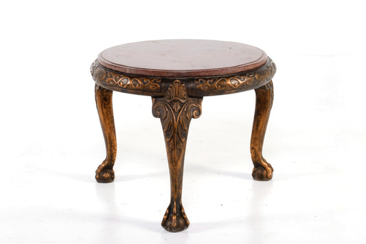 ANTIQUE EUROPEAN OCCASIONAL COFFEE/WINE SIDE TABLE