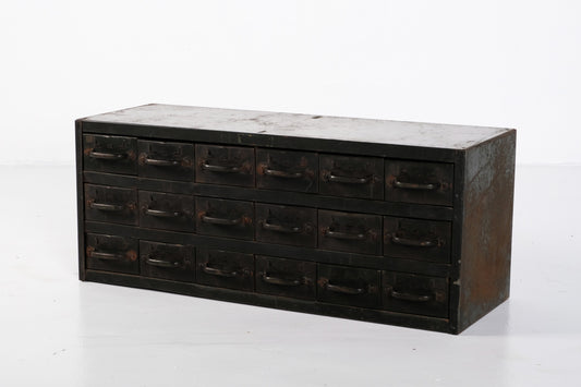 VINTAGE EQUIPTO STEEL CABINET