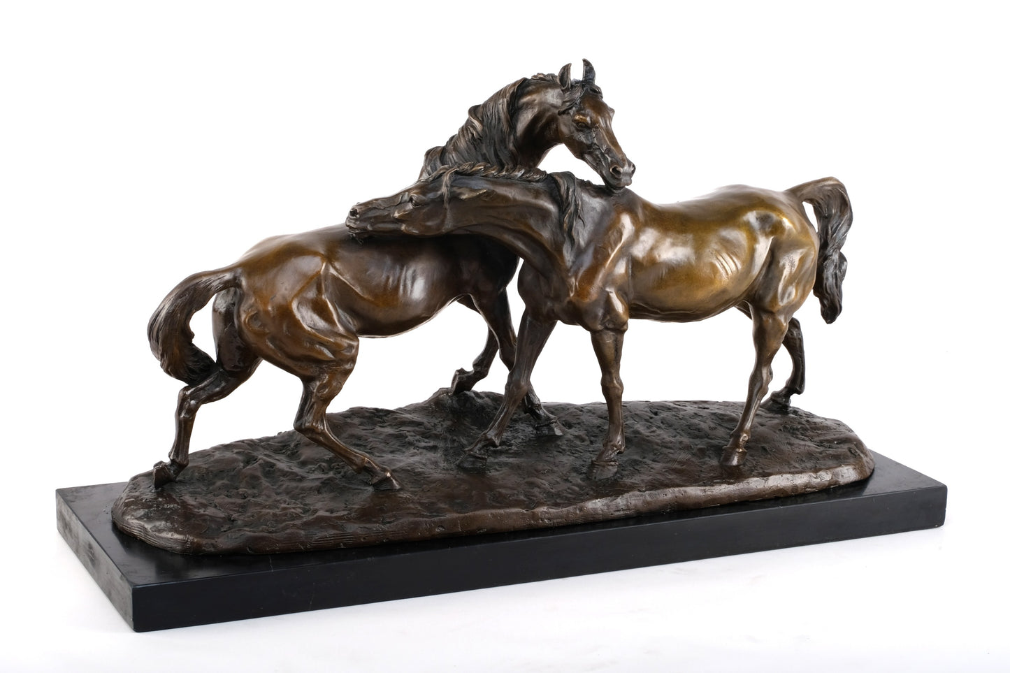 FRENCH ART DECO "MATING HORSE"