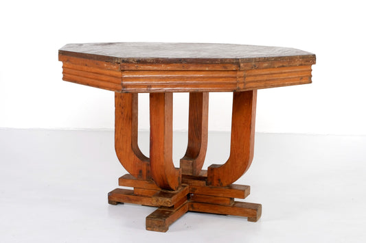 ANTIQUE OCTAGON OUTDOOR TABLE
