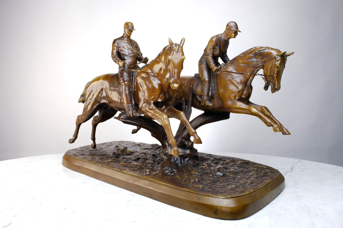 FRENCH ART DECO “2 - EQUESTRIAN RACE”