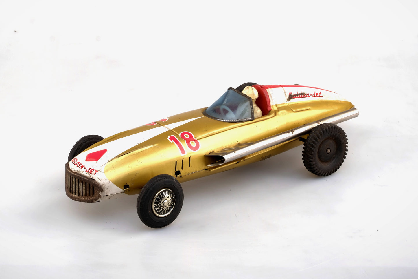 GOLDEN JET RACE CAR NO. 18