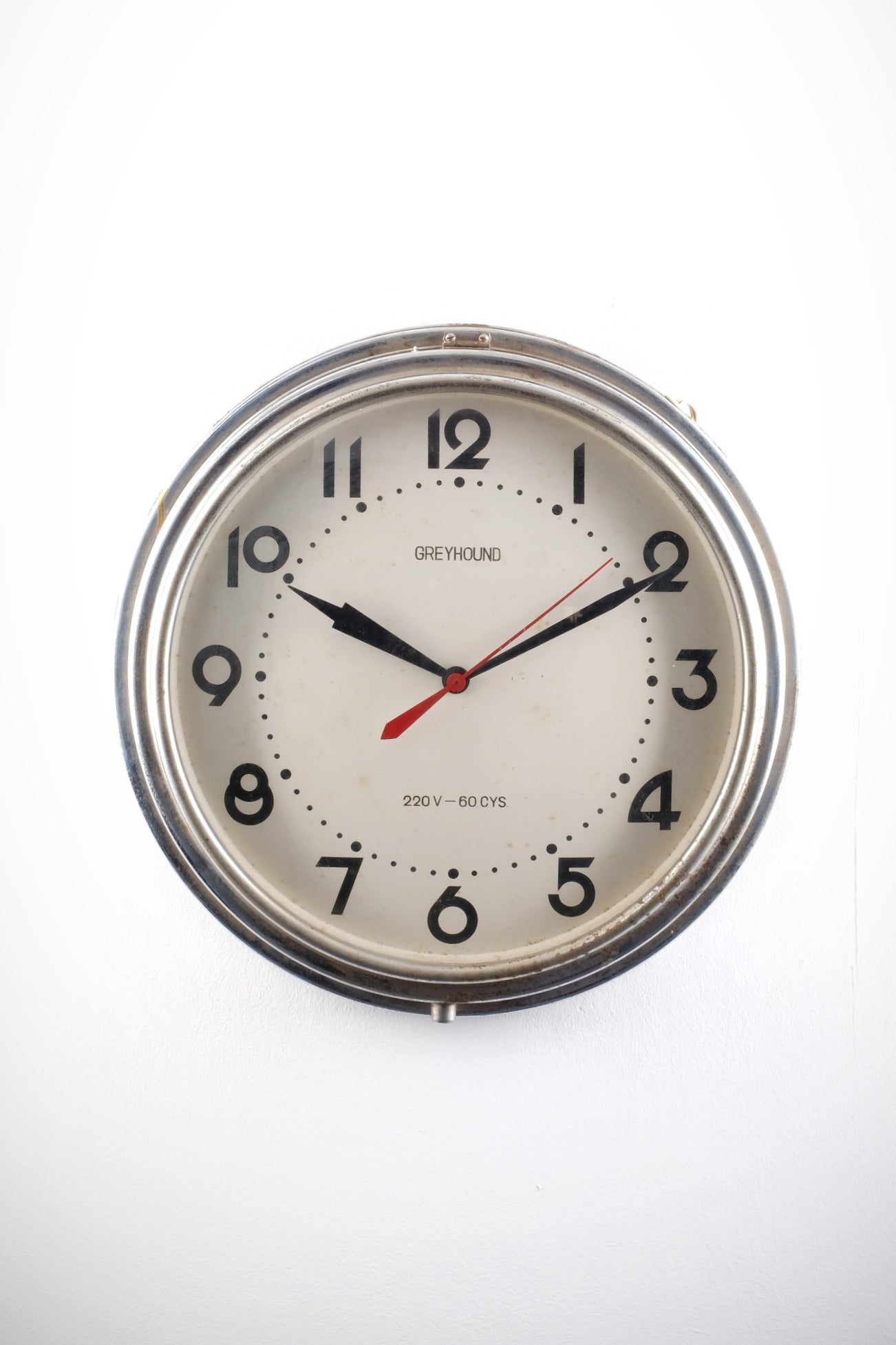 Art deco Greyhound Industrial wall clock