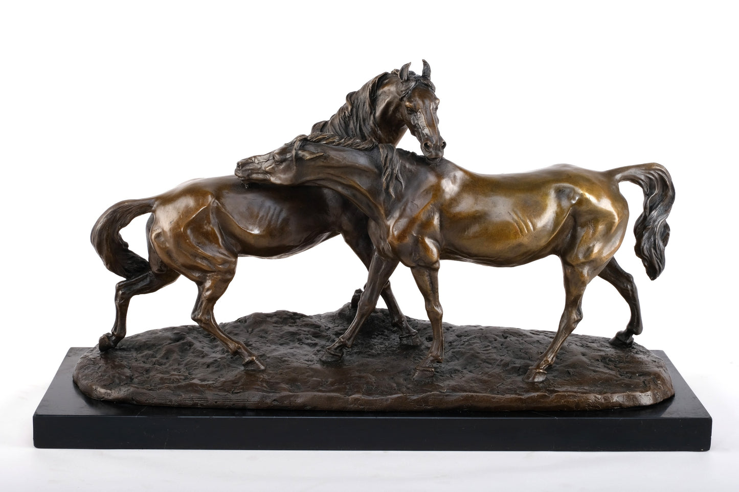 FRENCH ART DECO "MATING HORSE"