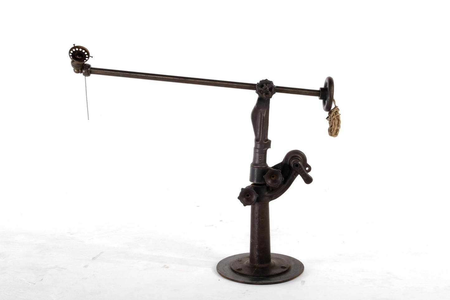 SIMPLE MECHANICAL TABLE LAMP BRONZE FINISH X228/X117