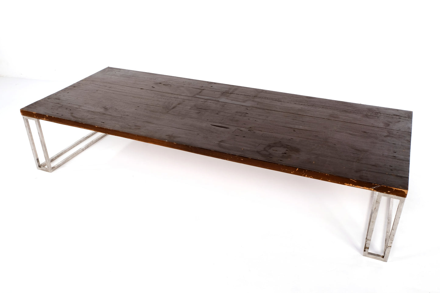 INDUSTRIAL STEEL LOW COFFEE TABLE