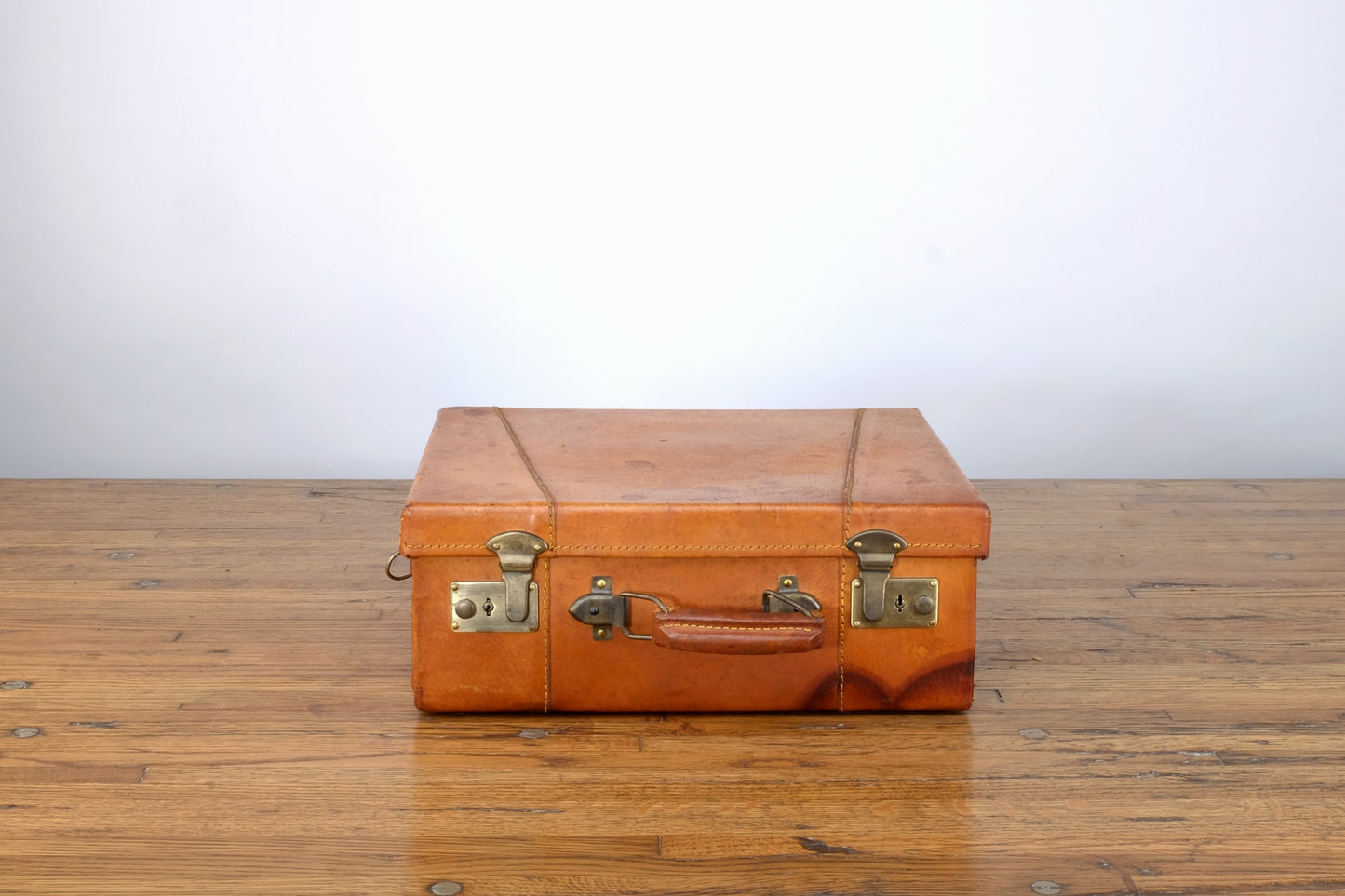 UNKNOWN SMALL HONEY BROWN LUGGAGE