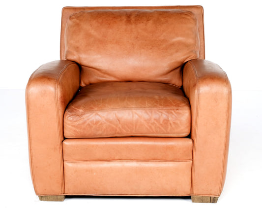 CRATE & BARREL CLUB CHAIR