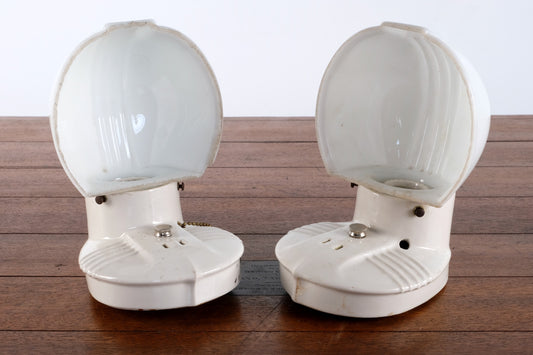 ART DECO MILKEN CERAMIC SCONCES