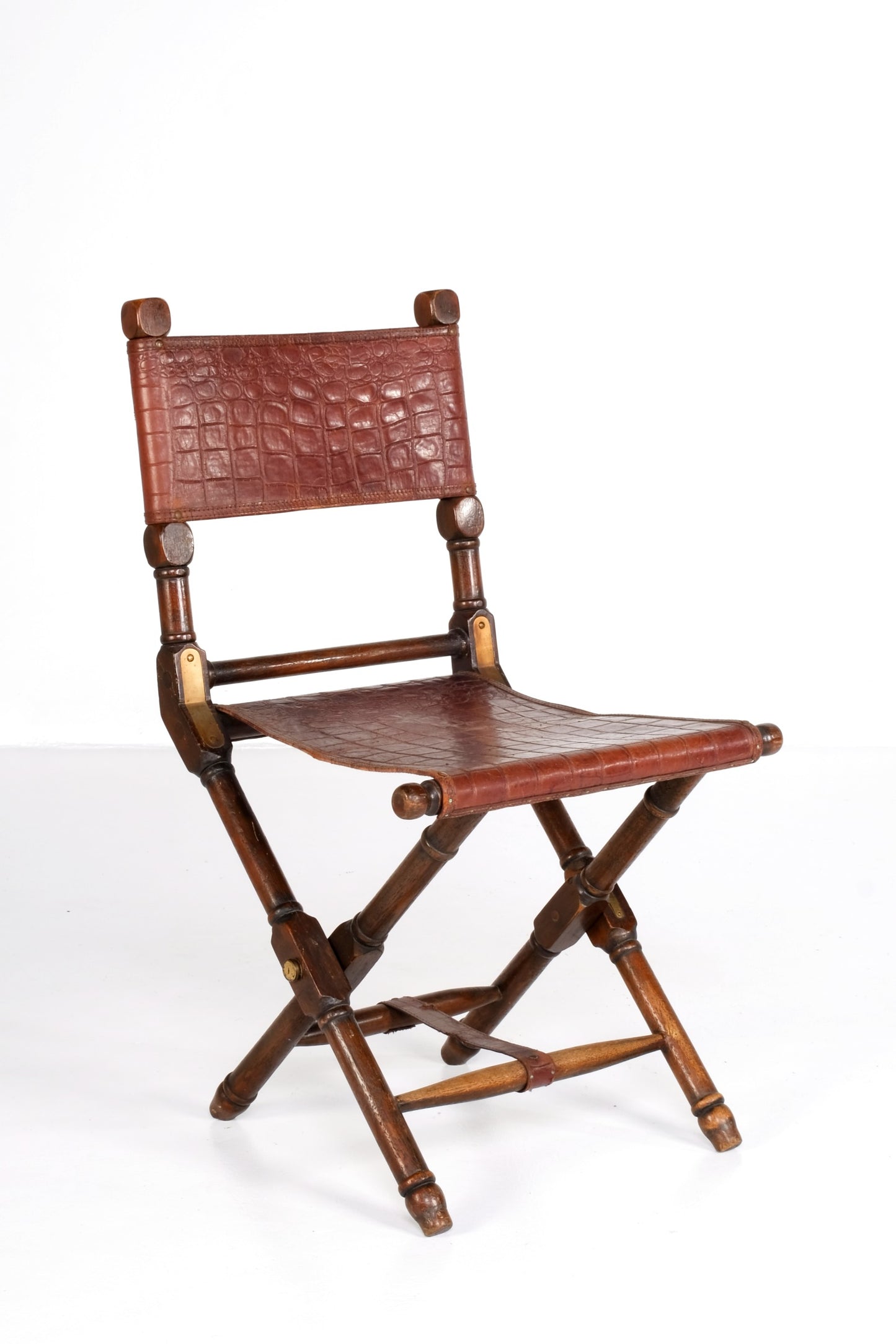 ARTDECO PRIZMIC & BRILL FOLDING ARMLESS CHAIR