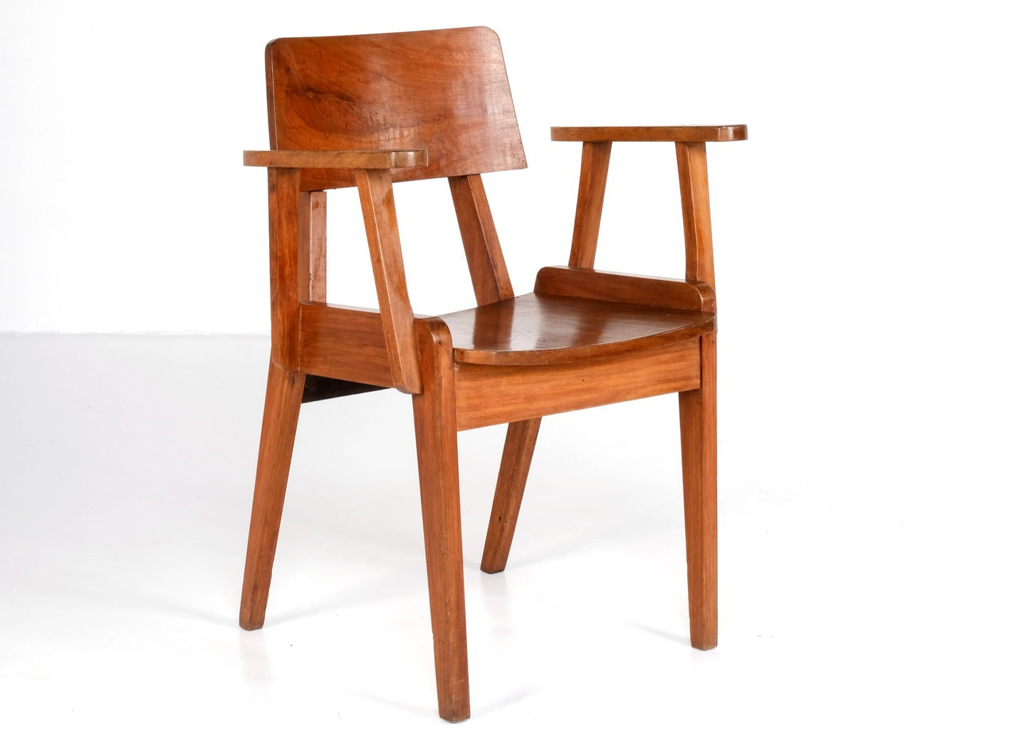 VINTAGE SOLID WOODEN CHILDREN ARMCHAIR