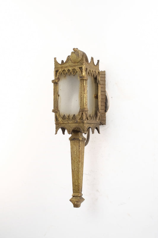 GOLDEN COPPER CHATEAU GOTHIC WALL LAMP