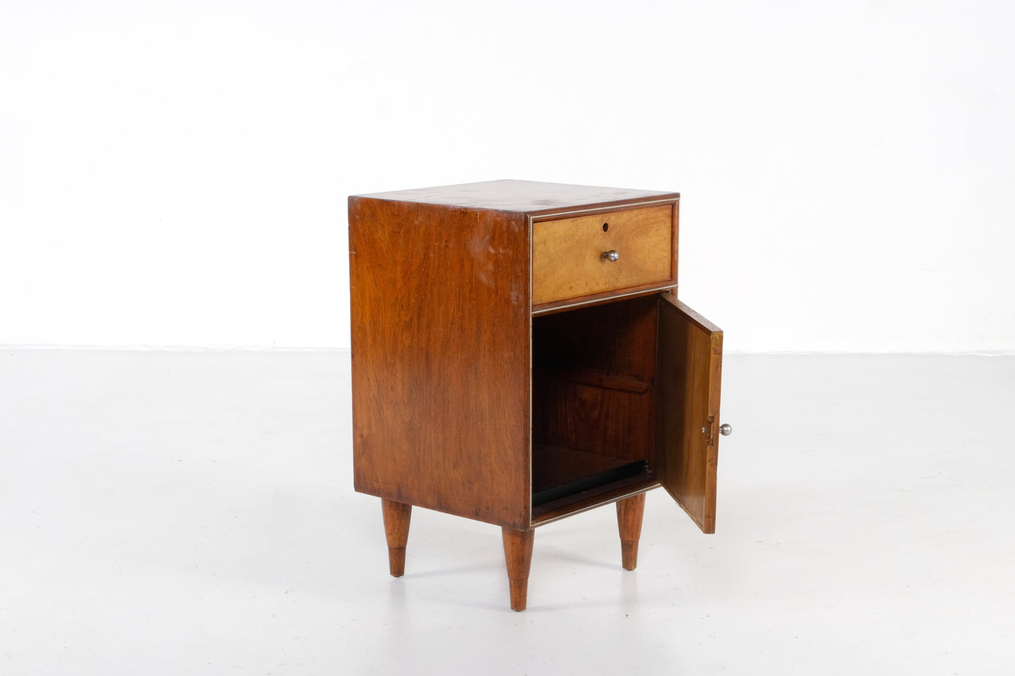 MID CENTURY SIDE CABINET/DRAWER