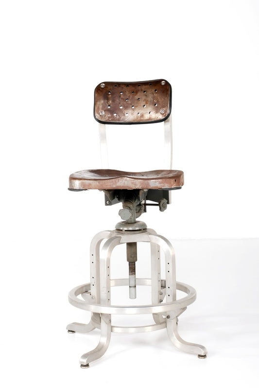 ARTDECO INDUSTRIAL METAL STOOL FROM: GOODFORM