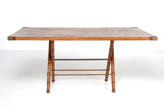 ARTDECO WOODEN OUTDOOR FOLDING TABLE