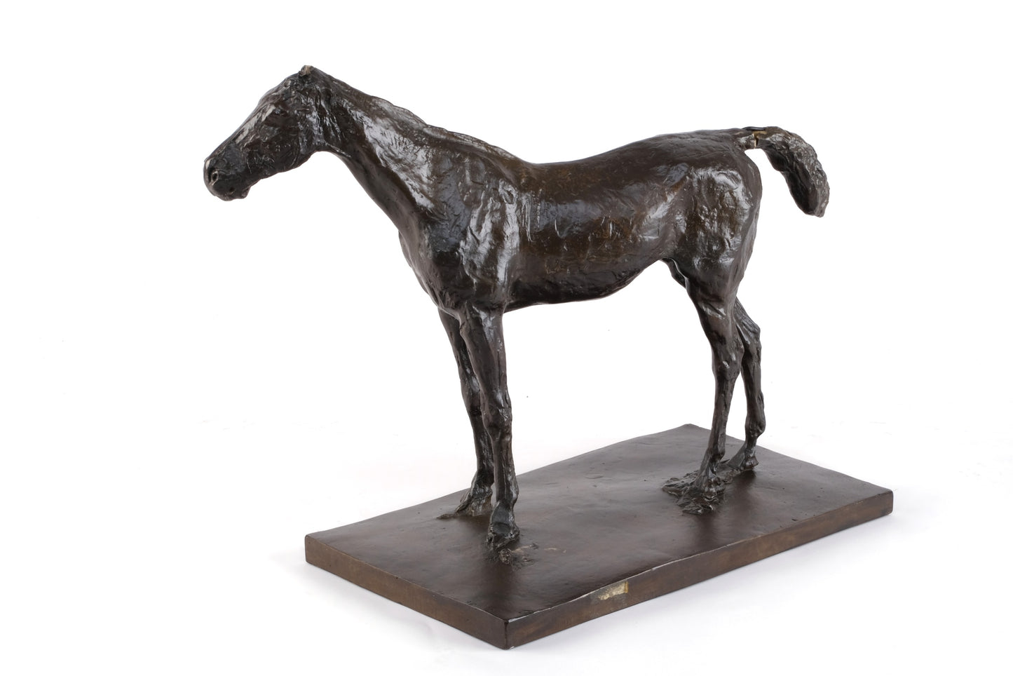 FRENCH ART DECO “HALTED HORSE DEGAS REPRODUCTION”