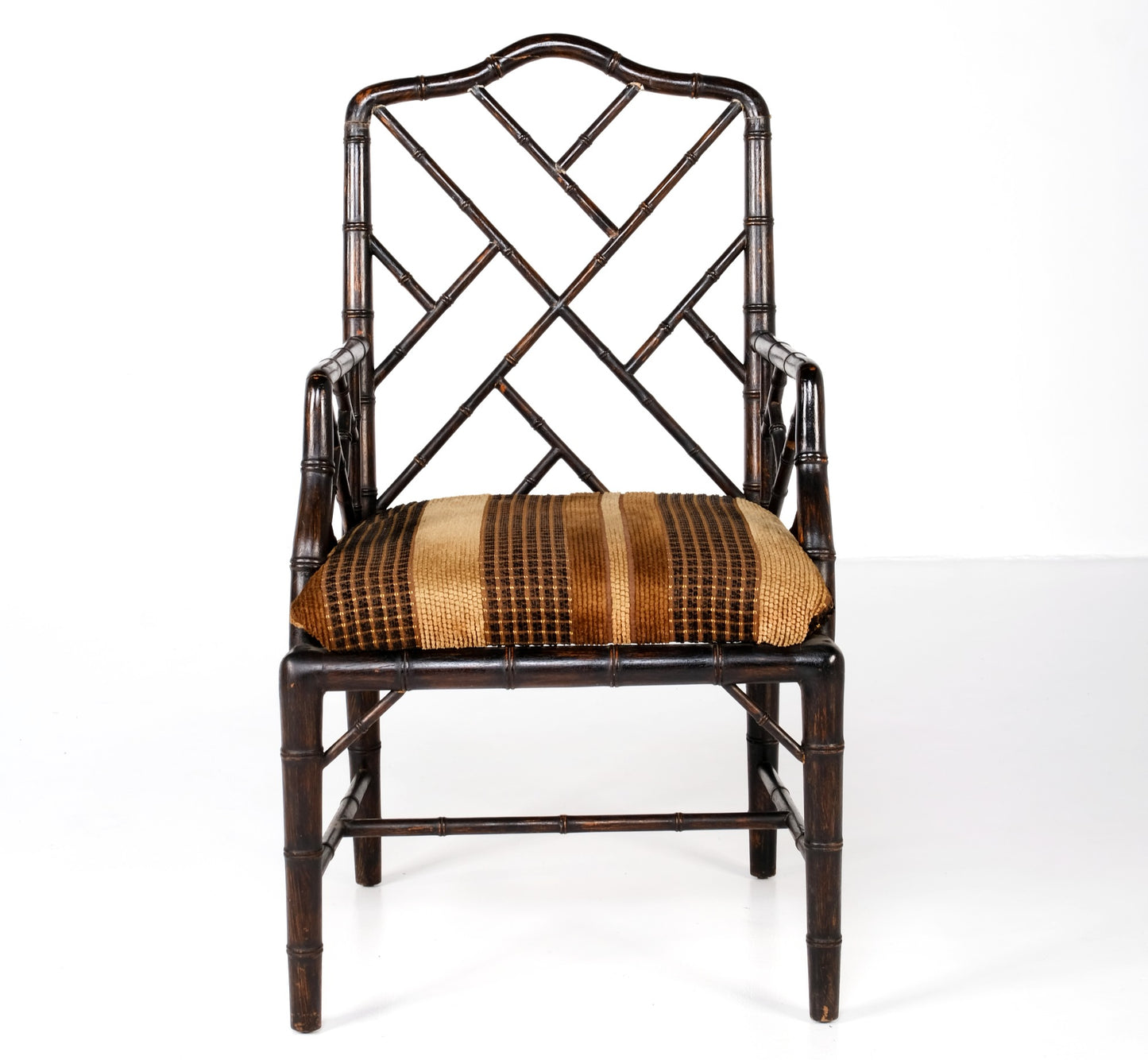 CHINESE CHIPPENDALE STYLE ARMCHAIRS