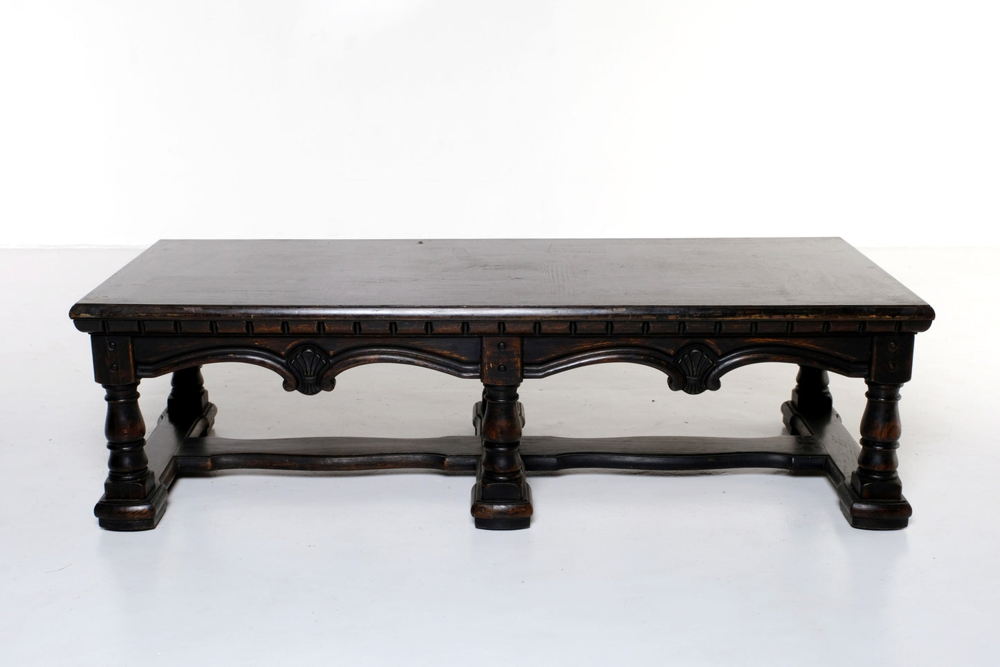 ANTIQUE WOODEN LOW COFFEE TABLE