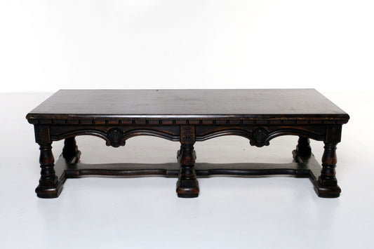 ANTIQUE WOODEN LOW COFFEE TABLE