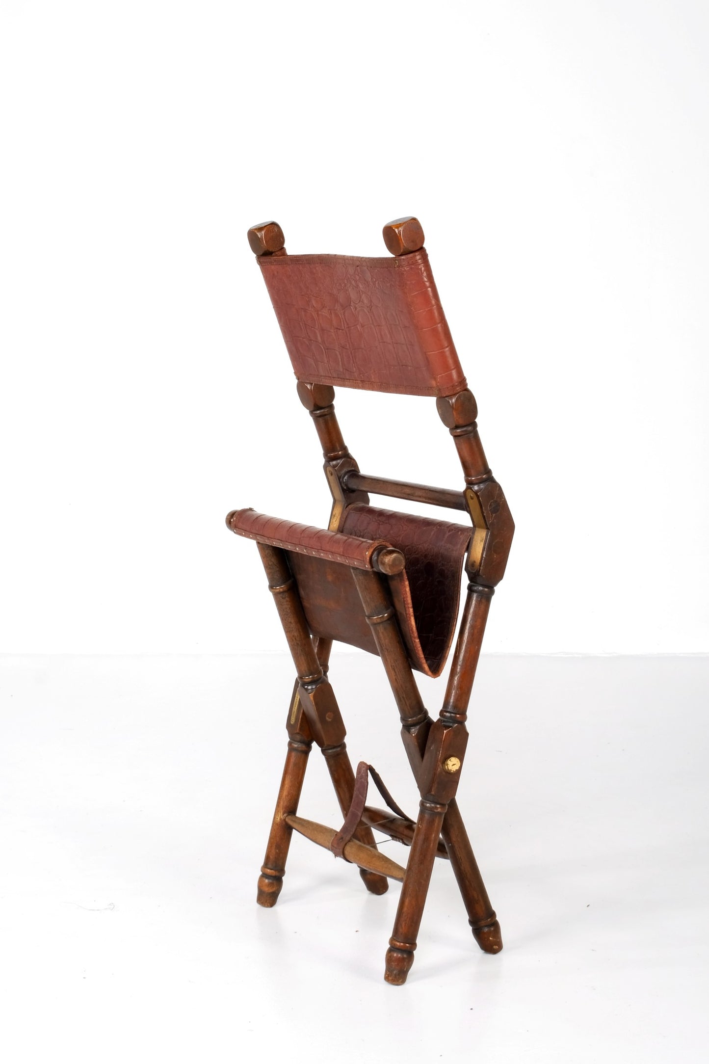ARTDECO PRIZMIC & BRILL FOLDING ARMLESS CHAIR