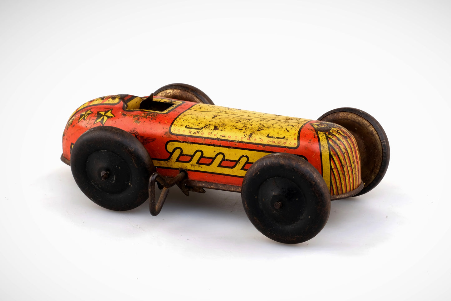 TIN TOY RACE CAR