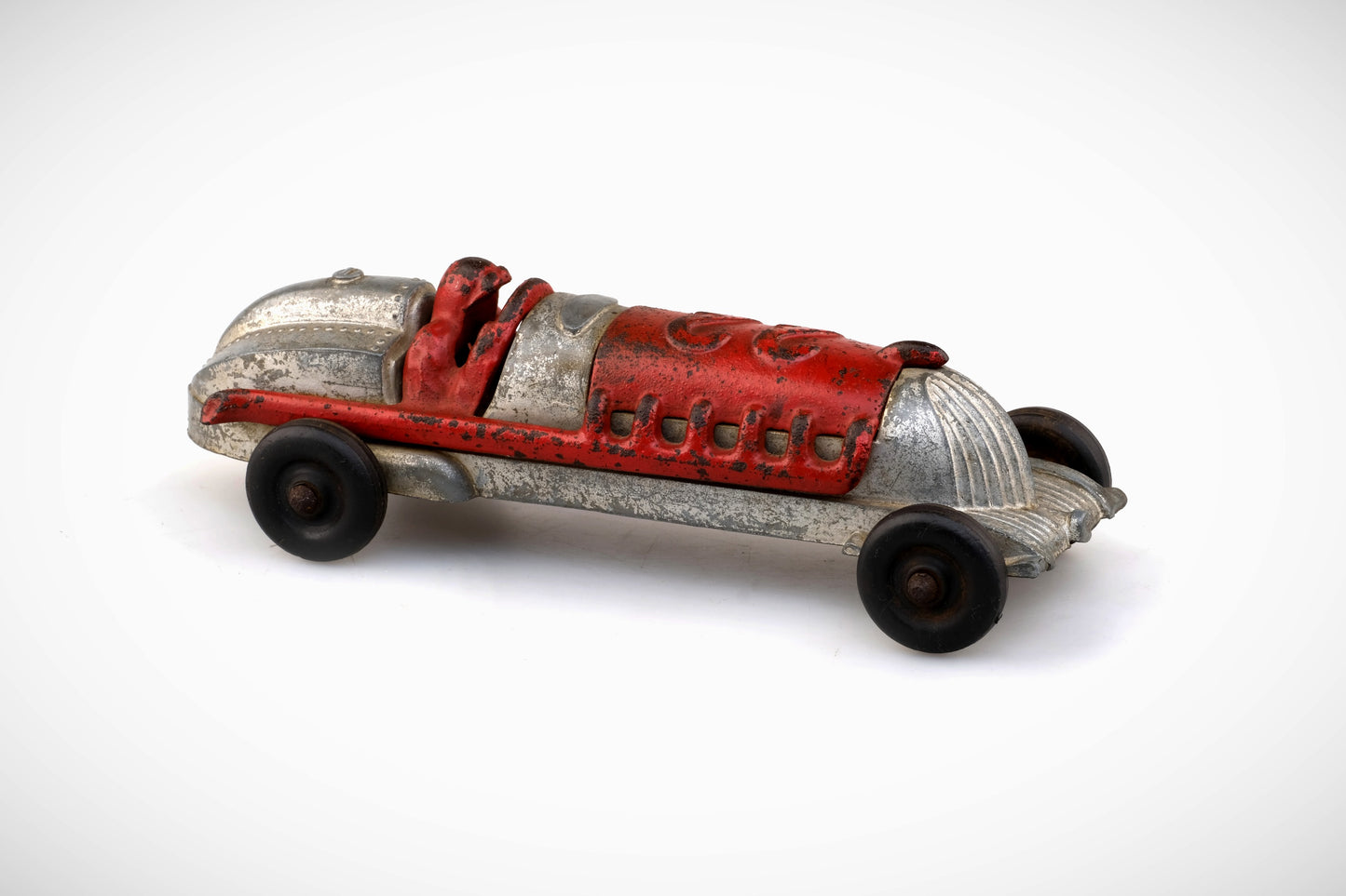 TWO TONE METAL BOAT TAIL HUBLEY #22 CAR RACE
