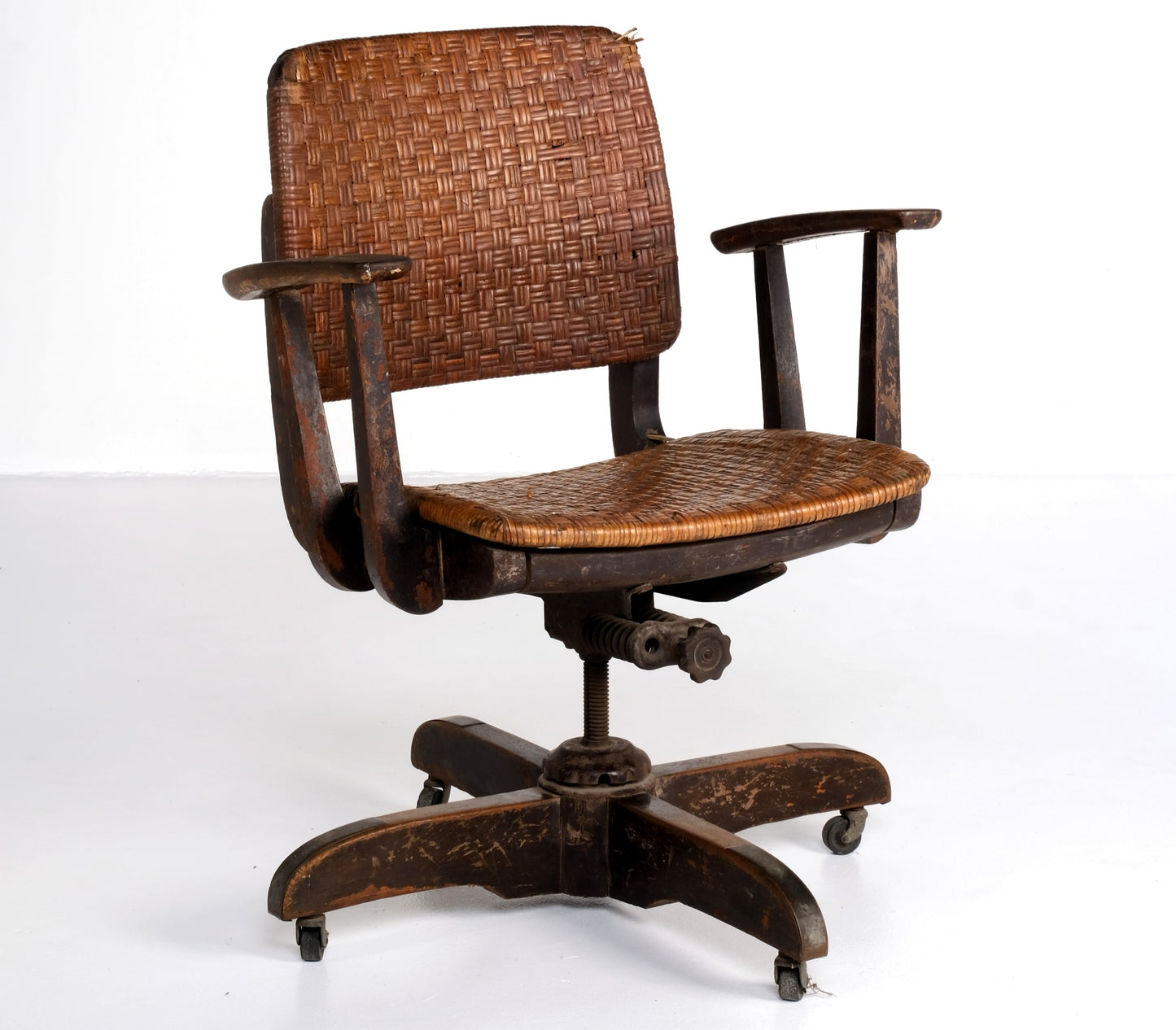 VINTAGE OFFICE SWIVEL ARMCHAIR #3