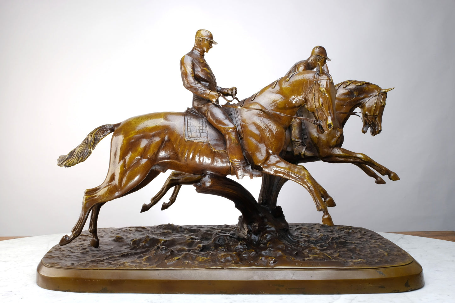 FRENCH ART DECO “2 - EQUESTRIAN RACE”