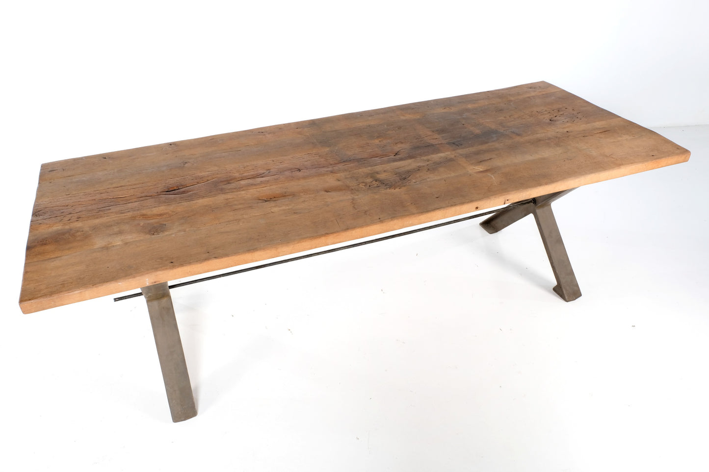 STEEL X BASE KITCHEN DINING TABLE