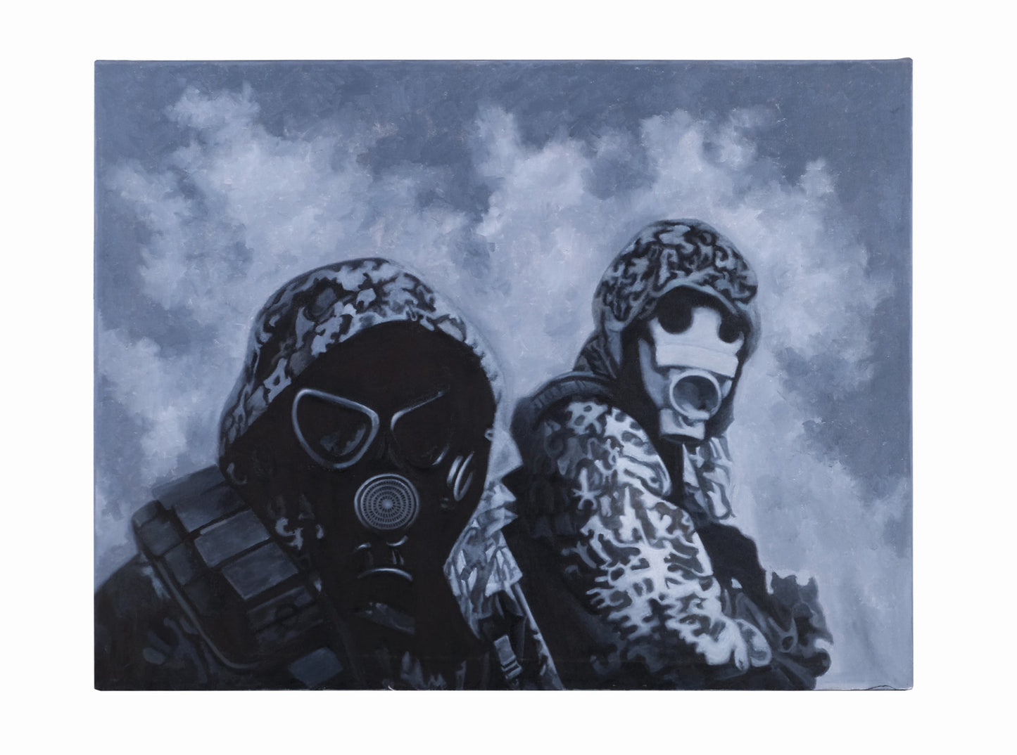 HUMAN IN CAMOUFLAGE