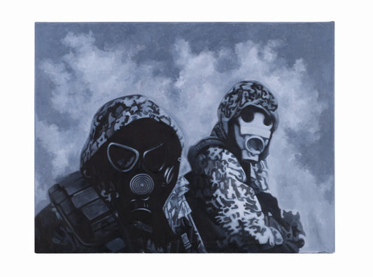 HUMAN IN CAMOUFLAGE