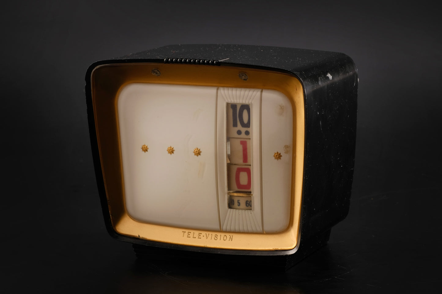 Electric Television Bakelite Clock