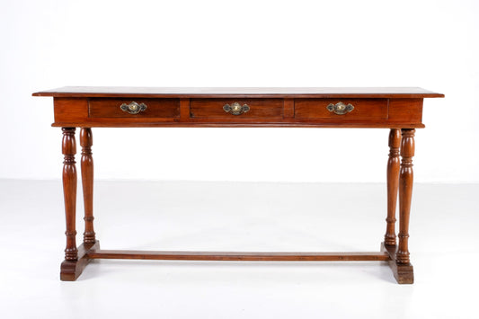 ANTIQUE VICTORIAN CONSOLE TABLE WITH DRAWERS