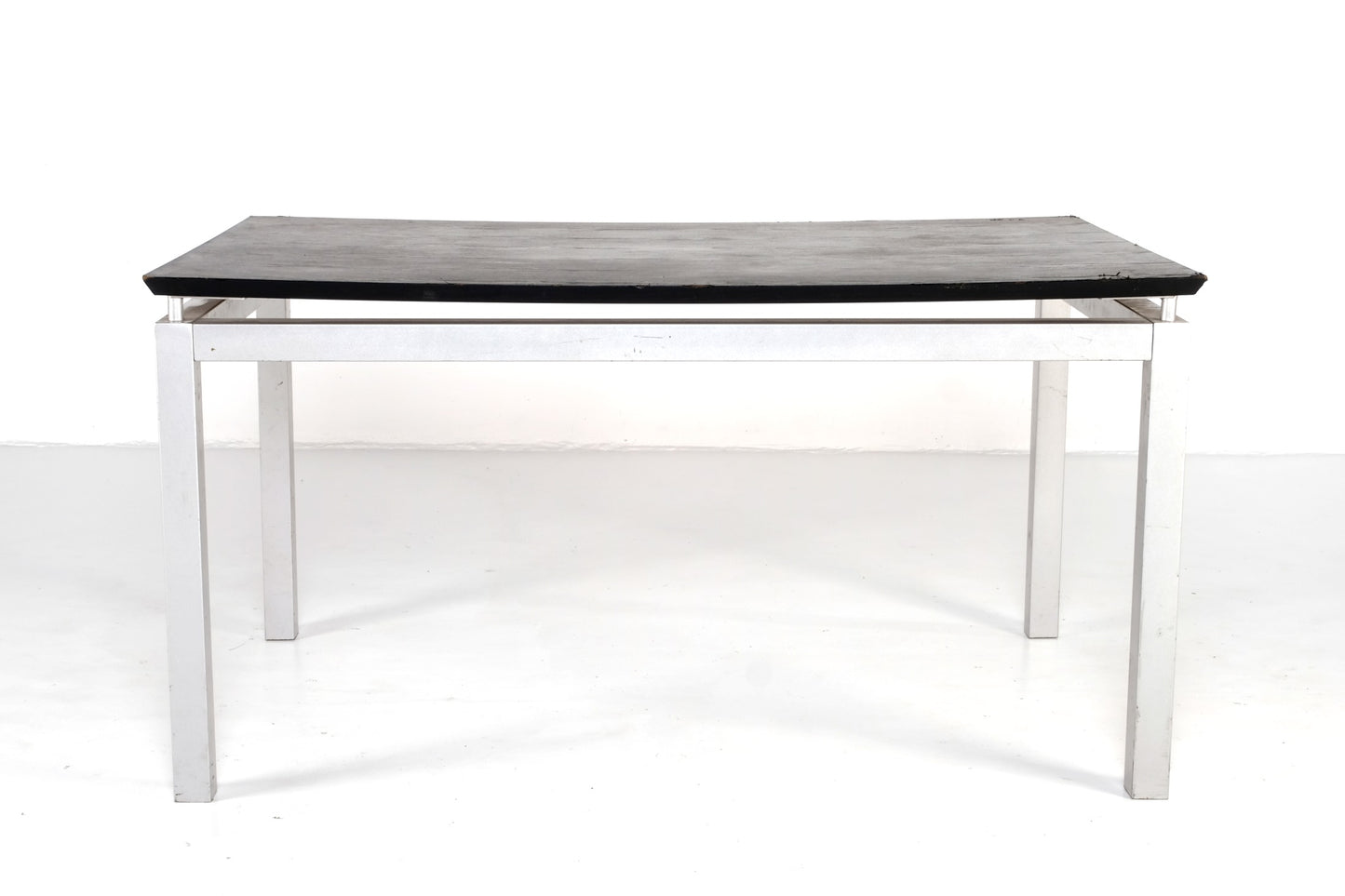 RECTANGLE BLACK MODERN DINING TABLE