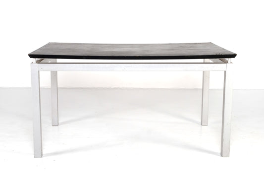 RECTANGLE BLACK MODERN DINING TABLE