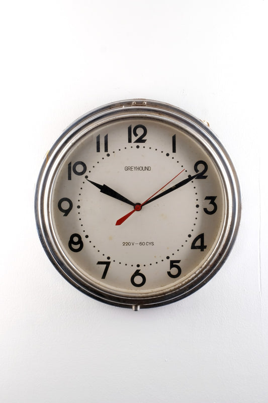 Art deco Greyhound Industrial wall clock