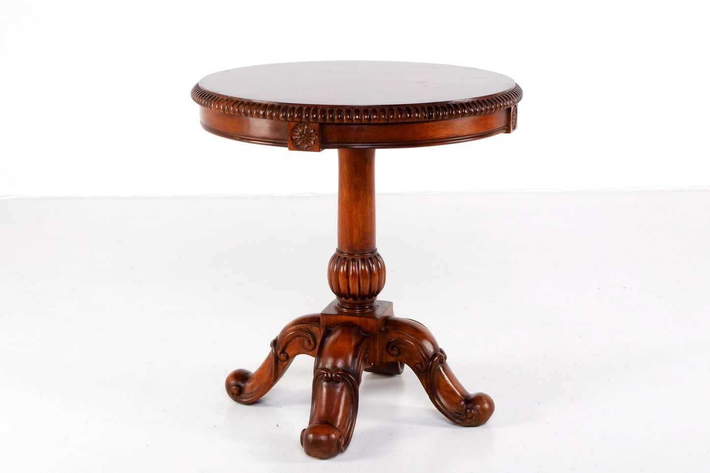 FRENCH ARTDECO SINGLE SPIDER PEDESTAL LEG DRUMS TABLE