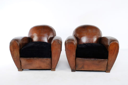 ARTDECO FRENCH CLUB CHAIRS #2