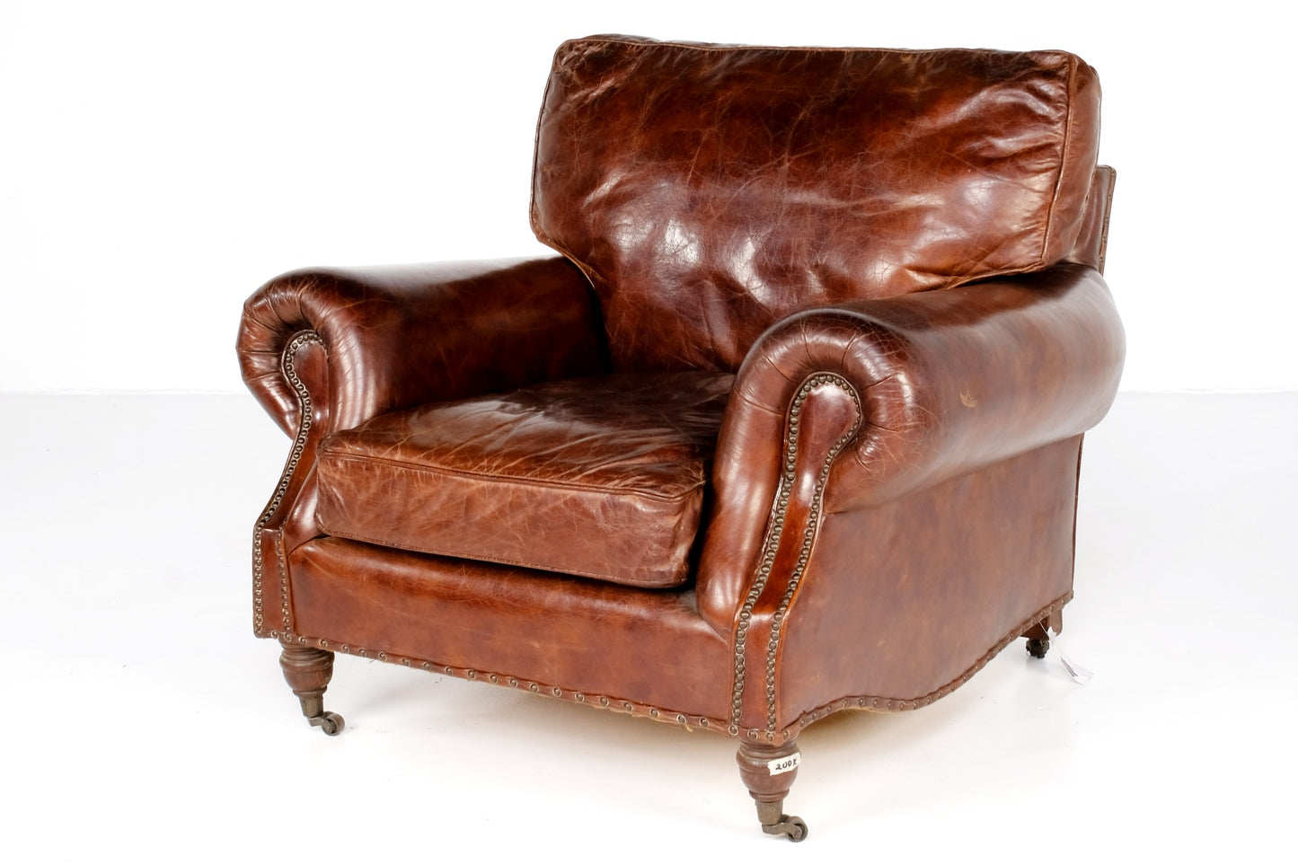 ARTDECO VINTAGE LEATHER CLUB CHAIR