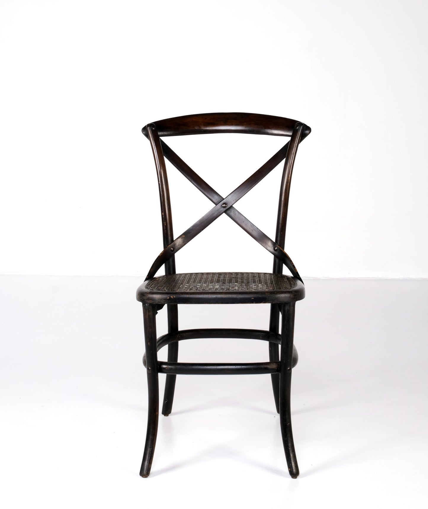 ANTIQUE PORTOBELLO CROSSBACK DINING CHAIR